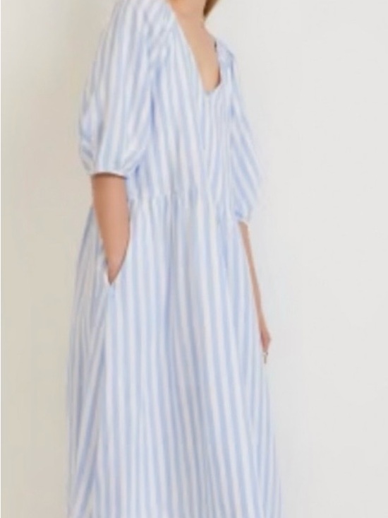 Everlane Dresses & Skirts - Everlane Linen Oversized Puff Sleeve Dress